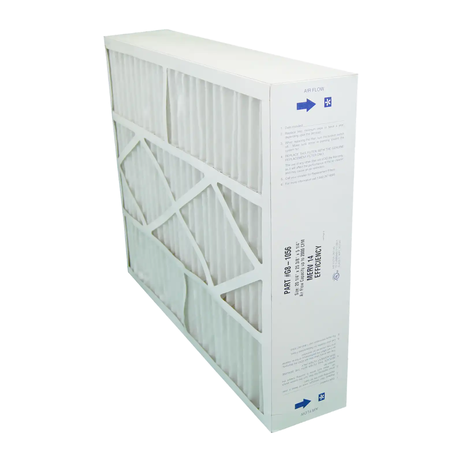 Electro-Air G8-1056 20x25x6 Furnace Filter