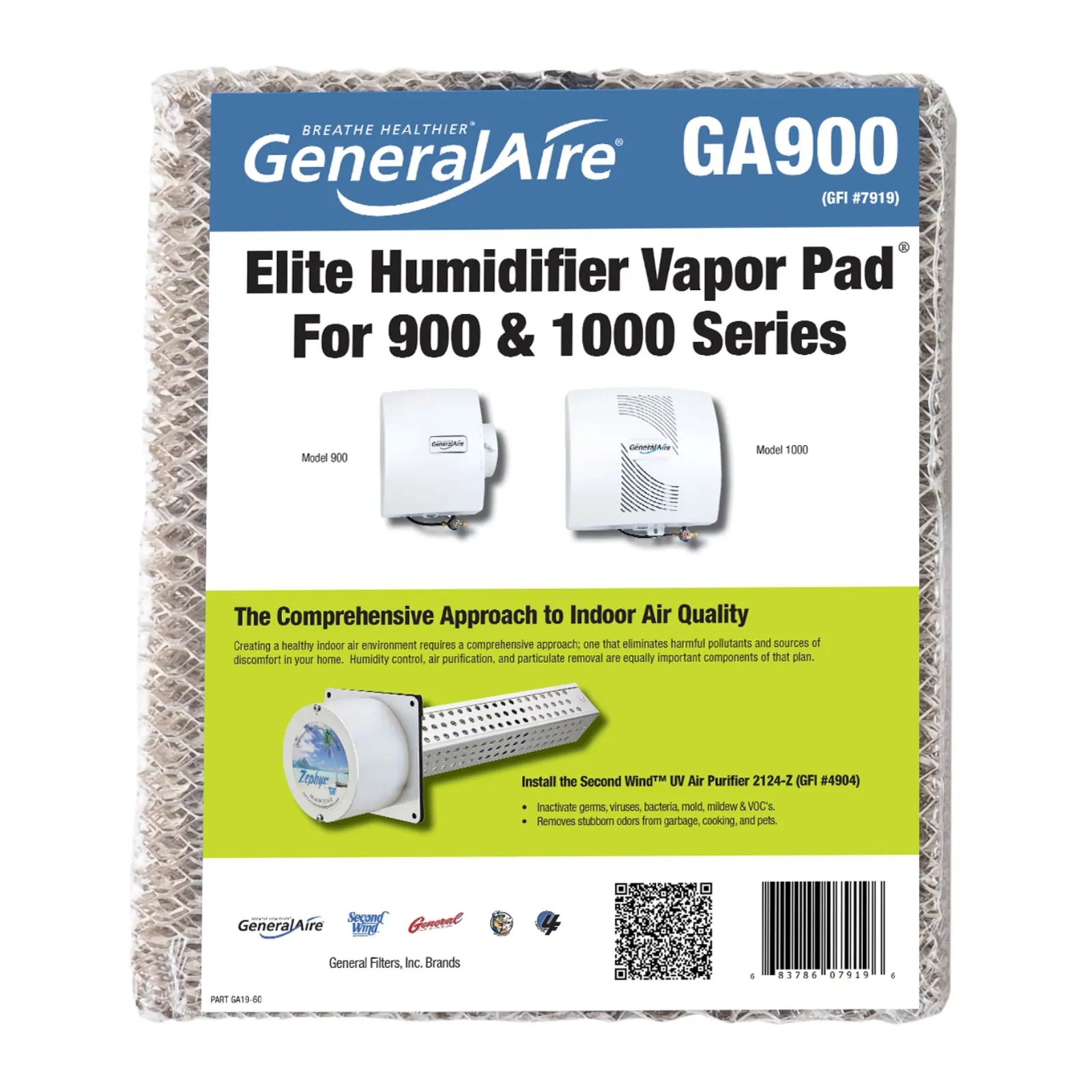 GeneralAire GA900 Humidifier Vapor Pad