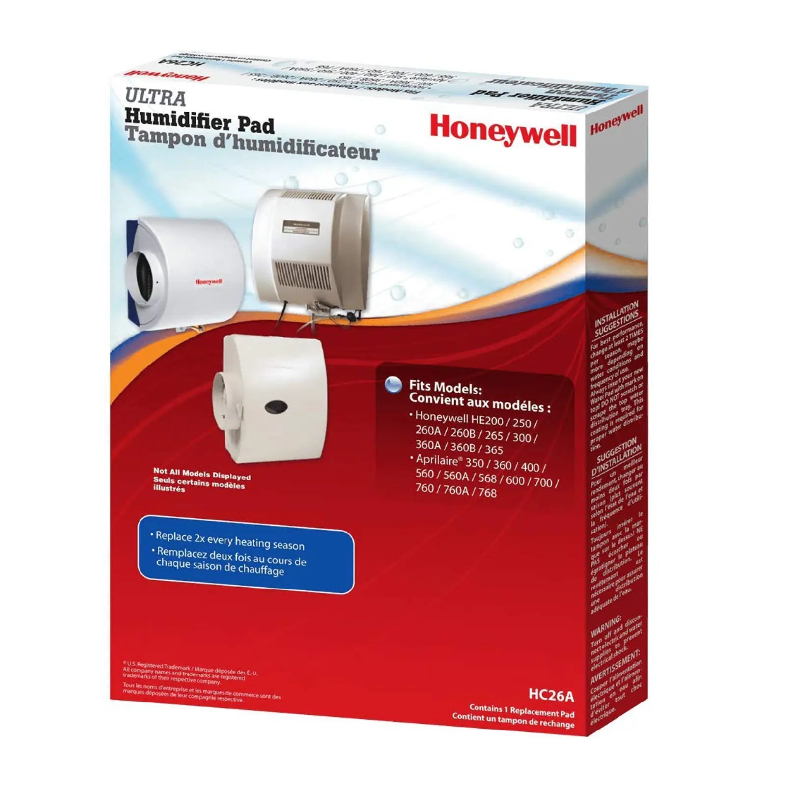 Honeywell HC26A1008 Humidifier Pad